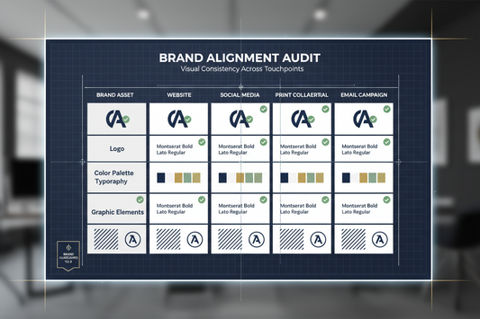 Brand Alignment Audit (Visual + Messaging Consistency)