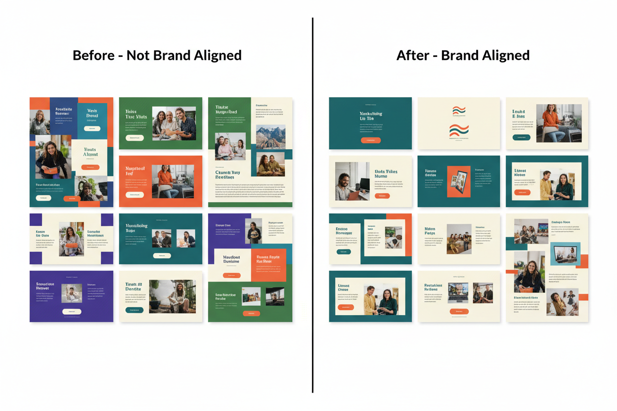 Campaign Cohesion Audit (Print + Social Set)